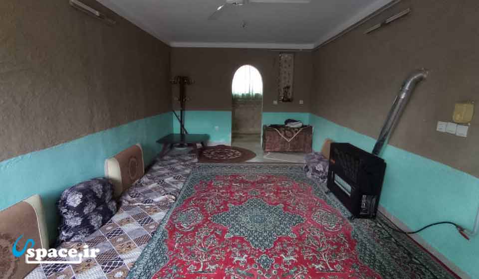 نمای داخلی اتاق سرای ملیج اقامتگاه بوم گردی گلند تمیشه - روستای کلاته خرابشهر - کردکوی